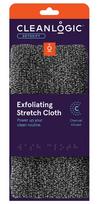 Masažinė plaušinė Cleanlogic Detoxify Exfoliating, 45 cm x 22 cm, juoda sp.