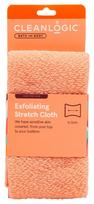 Masažinė plaušinė Cleanlogic Bath & Body Sensitive Exfoliating Stretch, 45 cm x 22 cm, (spalva/dizainas parenkami atsitiktine tvarka)