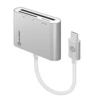 Skaitytuvas Alogic ALOGIC VPLUCMCR czytnik kart USB 3.2 Gen 1 (3.1 Gen 1) Type-C Sidabrinė