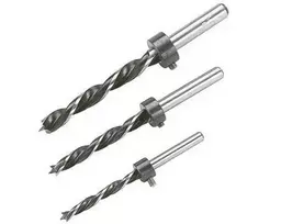 Grąžtas wolfcraft Grąžtai kaiščiams su gylio ribotuvais, 3vnt., 6/8/10mm