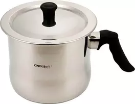 King Hoff Puodas Pieno indas su dangčiu 1,5 l, „Kinghoff“ plienas