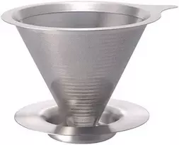 Hario dvigubo tinklelio metalinis lašintuvas V60-02