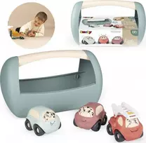 SMOBY Žaislų rinkinys Little Skrzyneczka su automobiliukais