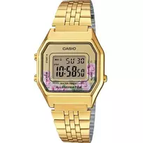 CASIO LA680WGA-4C moteriškas laikrodis (zd631d) + dėžutė