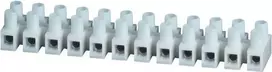 Simet 89092110 Srieginė gnybtų juosta 12 takelių 2,5 mm2 poliamido PA66 su balta poveržle LPA12-2.5 89092110