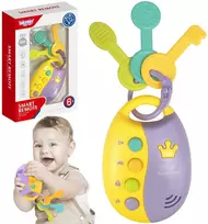 Woopie Baby WOOPIE Interaktyvūs Automobilių Klavišai su Pulteliu ir Kramtuku 2in1