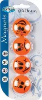 Magnetai Centrum Europa, Ø 40 mm, 4 vnt