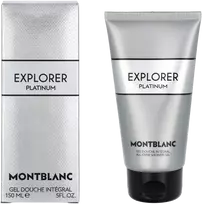Mont Blanc Montblanc Explorer Platinum All-Over Dušo želė dušo gelis vyrams, 150 ml
