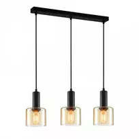 Italux Pakabinamas šviestuvas Santia PND-65342-3-BK+AMB
