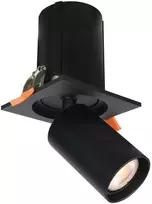 Lubinis šviestuvas Italux Įleidžiamas šviestuvas Termo SPL-50310-1S BK