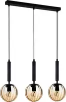 Italux Pakabinamas šviestuvas Ravena PND-2324-3L BK+AMB