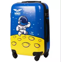 Kelioninis Mažas lagaminas Wings kd01 XS Astronaut mėlynas