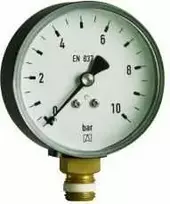 Afriso šildymo slėgio matuoklis RF 100 rad, fi100 mm, 0÷2,5 bar, G1/2'' rad, 2.5 klasė (63611)