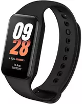 Fixed Silikonowy dirželis do opaski Xiaomi Smart Band 8 Active/9 Active, juoda
