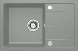 Deante granitinė virtuvinė plautuvė Deante Leda ZRD_S113, Metallic pilkas