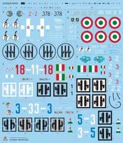 Italeri Macchi C.205 Veltro 1/32 lėktuvas – plastikinis modelis (2519)