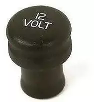 "Volvo" cigarečių žiebtuvėlio 12V įtampos prievado kištuko dangtelis juodas originalus 8685460
