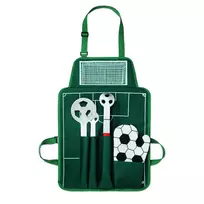 Barbekiu prijuostė su įrankiais "Football"