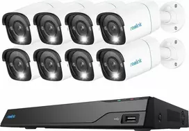 Reolink 16 kanalų 8MP NVR sistema su 8x 8MP Bullet PoE kamera