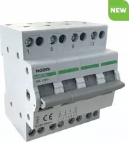 Noark Modulinis jungiklis Noark 113932 tinklo galios pasirinkimo įrengimas 1-0-2 4P 40A 4CO