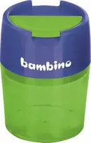 Dvigubas galąstuvas metalinis su talpa (12vnt) BAMBINO