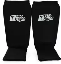 Step Profight Cotton 1104 juoda blauzdos apsauga (S)