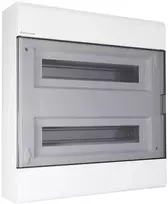 Elektro Plast 2.88 Modulinė įleidžiama skirstomoji įranga 2x18 IP40 SRp-36/2 (N+PE) IK07 skaidrios durys 2.88