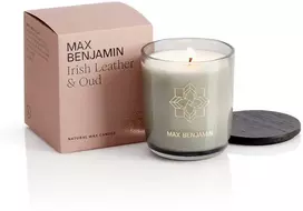 Max Benjamin Aromatinė žvakė IRISH LEATHER & OUD 210 g