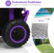 Promotions Vaikiškas elektrinis keturratis, 60x94x73 cm, mėlynas