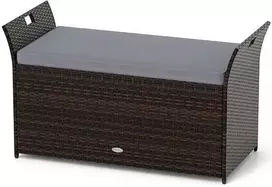 Promotions Lauko sandėliavimo suolas, 125x56x71 cm, ruda pilka