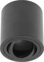 Lubinis šviestuvas GTV Lamp surface mounted AVEIRO BIS, IP20, round, juodas