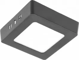 Sieninis šviestuvas GTV MATIS PLUS LED šviestuvas, žemyn šviečiantis, 19W, juodas, 4000K, 1520lm, AC220-240V, pavi