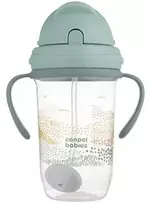 CANPOL BABIES neišsipilanti gertuvė su šiaudeliu MOUNTAINS, 270 ml, 56/620_gre