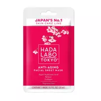 Hada Labo Tokyo Hada Labo Hyaluronic Acid & Collagen Anti-Aging Sheet Mask Face Day, 20 ml