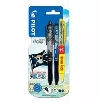 Pilot Pen Frixion tušinukas 2 spalvų + ONE PIECE žymeklis