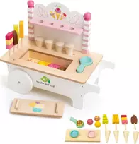 Tender Toys Medinis magnetinis ledų parduotuvės žaislas „Švelnūs lapeliai“