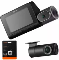 70mai T800 4K + kamera tylna RC41 4K HDR + SD 512GB