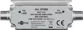Wentronic Goobay SAT signalo stiprintuvas 20dB /koaksialiniam kabeliui/ F - F 67056
