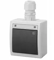 Elektro Plast AQUANT 2K paviršinio montavimo kryžminė jungtis IP65 pilka 5006-65
