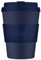 Kavos puodelis Ecoffee Cup* Kietos spalvos „Dark Energy“ 350 ml – tamsiai mėlyna