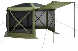 Vevor Išskleidžiama pavėsinė su tinklu, 3,6 x 3,6 m
