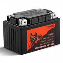Vevor Motociklų baterija 12 V 2Ah LiFePO4