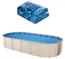 Vevor Ovalios formos baseino įdėklas 15x30 pėdų