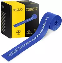 4Fizjo FLOSS BAND 1 mm mėlyna reabilitacinė mankštos juosta