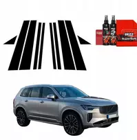 „GrizzGlass BodyShield“ juoda apsauginė plėvelė automobilio statramsčiams, skirta „Volvo V90“ (2026 m.) [10in1]