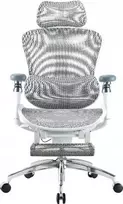 Biuro kėdė Sihoo Biuro kėdė su podnóżkiem Sihoo DORO C300 Pro Mesh Baltas with footrest