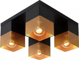 Lubinis šviestuvas Lampa sufitowa Lucide Lampa przysufitowa mosiądz do jadalni Lucide RENATE 21123/04/02