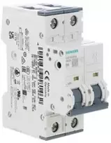 Siemens 5SY4206-6 Grandinės pertraukiklis 2P B 6A 10kA SENTRON 5SY4206-6