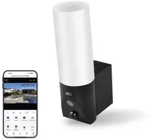 Emos Zewnętrzna kamera obrotowa IP-310 TORCH su Wi-Fi, judesio jutikliu i lampą, IP65 juoda H4065