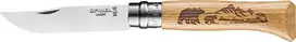 Togo Opinel knife 8 inox oak Animal series - bear